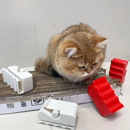 DIY Cat Scratching Board Maker Kit | Compact Cardboard Cutting Tool for Homemade Scratchers