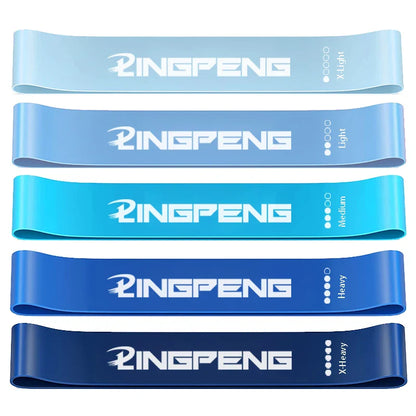 Resistance Loop Exercise Bands Set | 5 Levels Elastic Bands for Strength Training