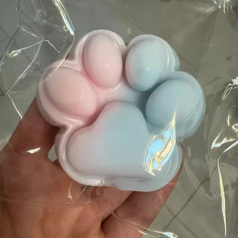Squishy Cat Paw Stress Toy | Soft Jelly Fidget Toy for Anxiety Relief