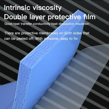 100 Pcs Thermal Insulating Silicone Sheets | High Temperature Repair Mat for Motherboard CPU GPU IC
