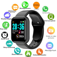 CHAONB Multifunctional Smart Watch for Men Women | Bluetooth Fitness Tracker with Sleep Monitor and Music Player