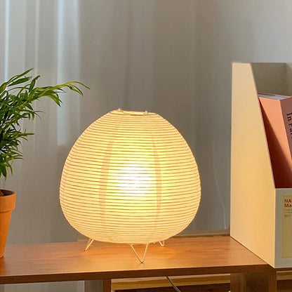 Nordic LED Table Lamp Wabi Sabi Bedside Desk Light for Bedroom Living Room