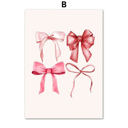Arte de pared moderno y sencillo, árbol de Navidad rosa, Papá Noel, impresión en lienzo HD, póster, decoración para sala de estar, dormitorio