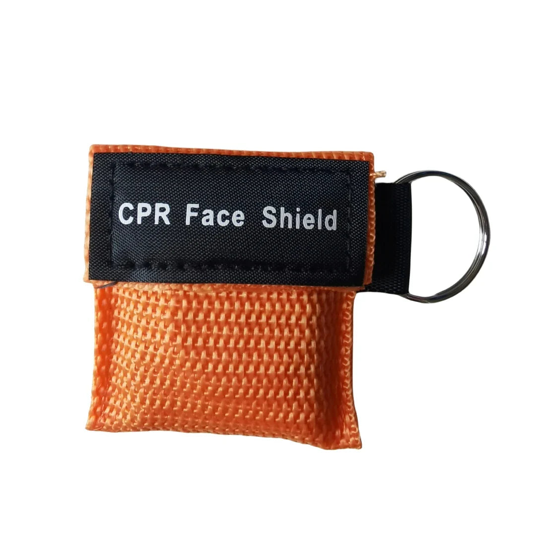 Compact CPR Face Shield Keychain | Portable Emergency Resuscitator Mask