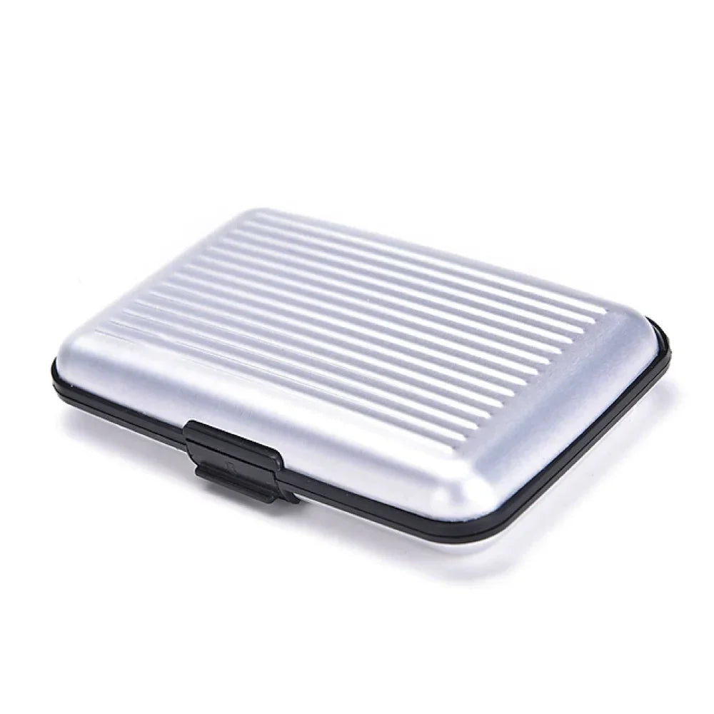 Metal Credit Card Holder Wallet | Slim Waterproof Card Protector