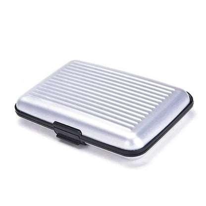 Metal Credit Card Holder Wallet | Slim Waterproof Card Protector