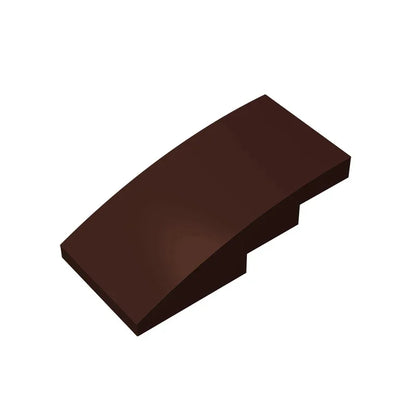 Slope, Curved 4 x 2 Building Block (Gobricks GDS-660) | Compatible with Lego 93606 Parts for DIY