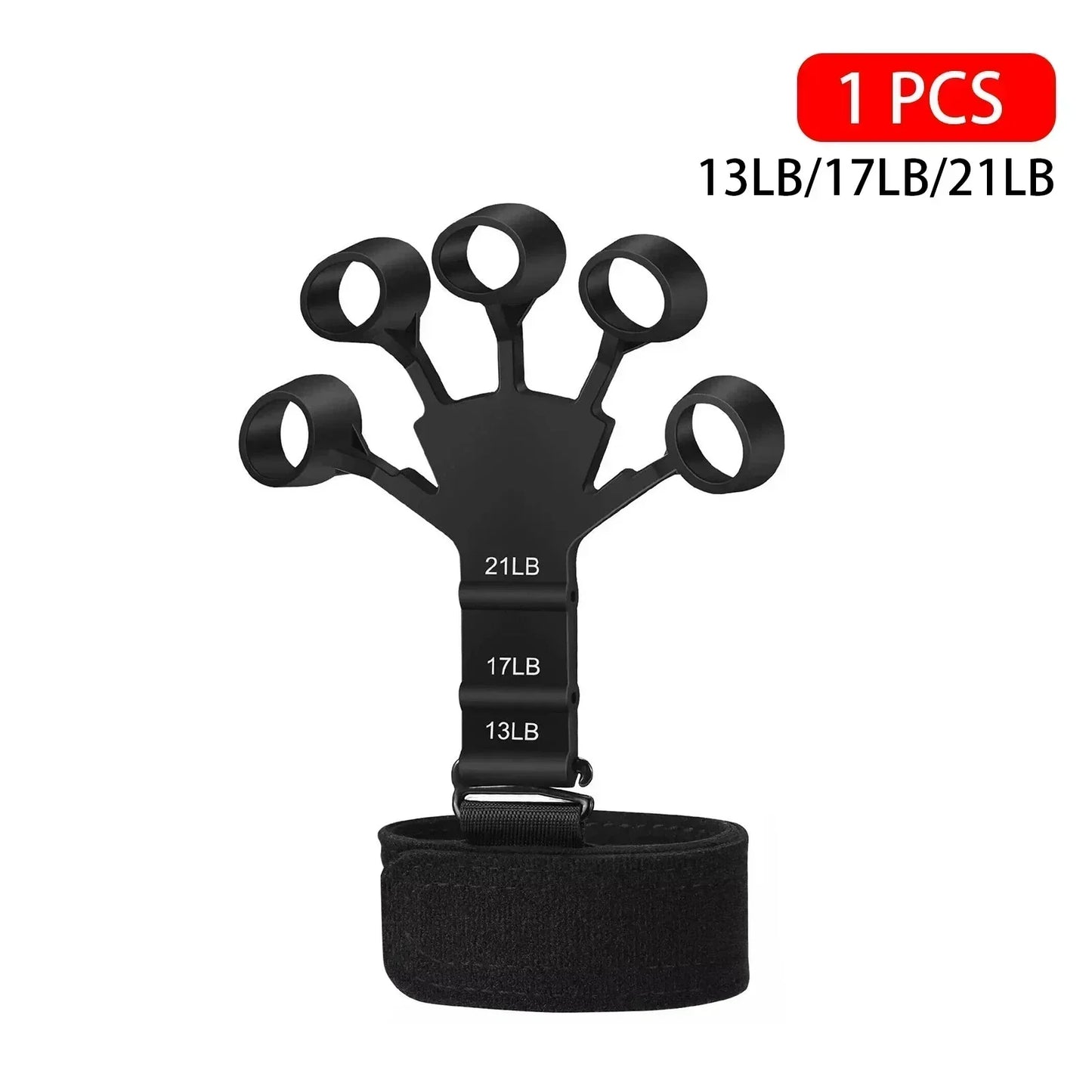 Fortalecedor de Dedos de 6 Niveles | Entrenador de Agarre Manual de Silicona para Guitarra y Deportes
