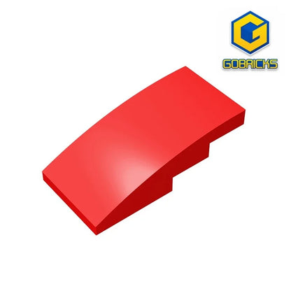 Slope, Curved 4 x 2 Building Block (Gobricks GDS-660) | Compatible with Lego 93606 Parts for DIY
