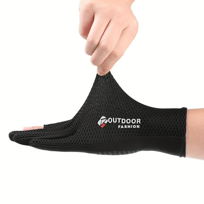 Summer Cycling Gloves | Breathable Mesh Non-Slip Touchscreen MTB Gloves
