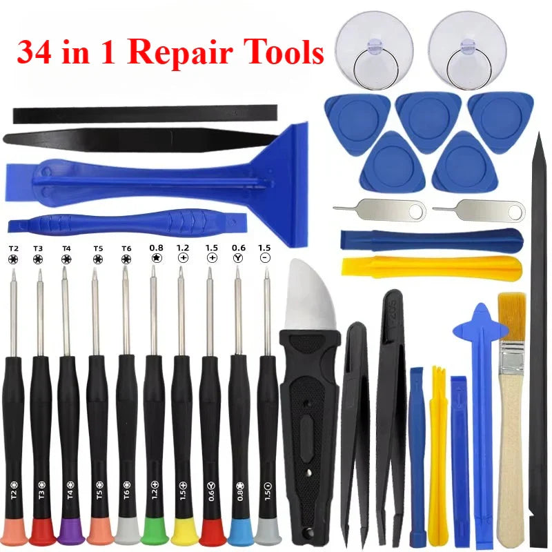 34 in 1 Precision Screwdriver Repair Tool Set | Electronics Maintenance Kit