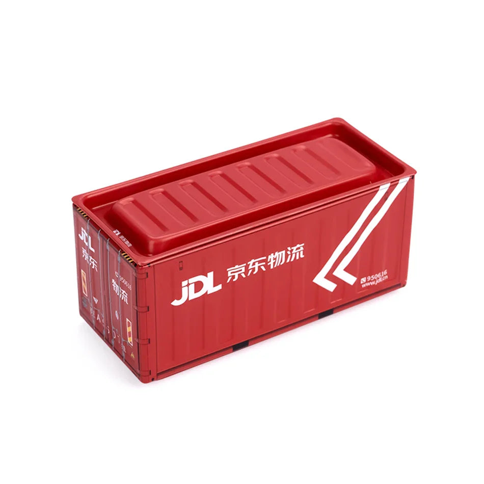 Mini caja de almacenamiento de hierro, mini caja de hierro de escritorio, modelo de mini contenedor, decoración creativa, coleccionar artículos pequeños, regalos de Navidad
