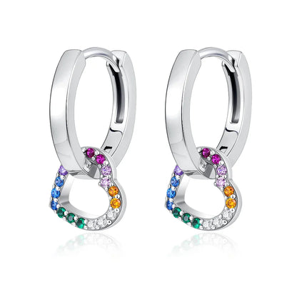 925 Sterling Silver Elephant Cherry Earrings | Sparkling Stud Earrings for Women