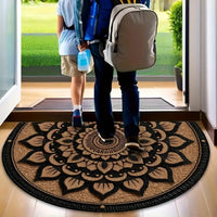 Tapis de sol VIKAMA de style américain à motif floral, antidérapant et anti-salissure, tapis de décoration intérieure pour l'entrée, la salle de bain et la cuisine