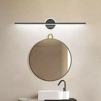 LED Mirror Front Wall Light – 40/60cm Gold Black Indoor Lamp for Bathroom & Bedroom