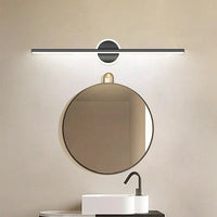 LED Mirror Front Wall Light – 40/60cm Gold Black Indoor Lamp for Bathroom & Bedroom