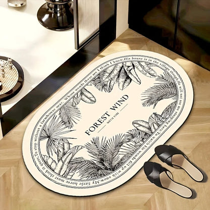 VIKAMA Tapis de bain de luxe haut de gamme absorbant antidérapant résistant à l'usure pour chambre à coucher, salon, maison