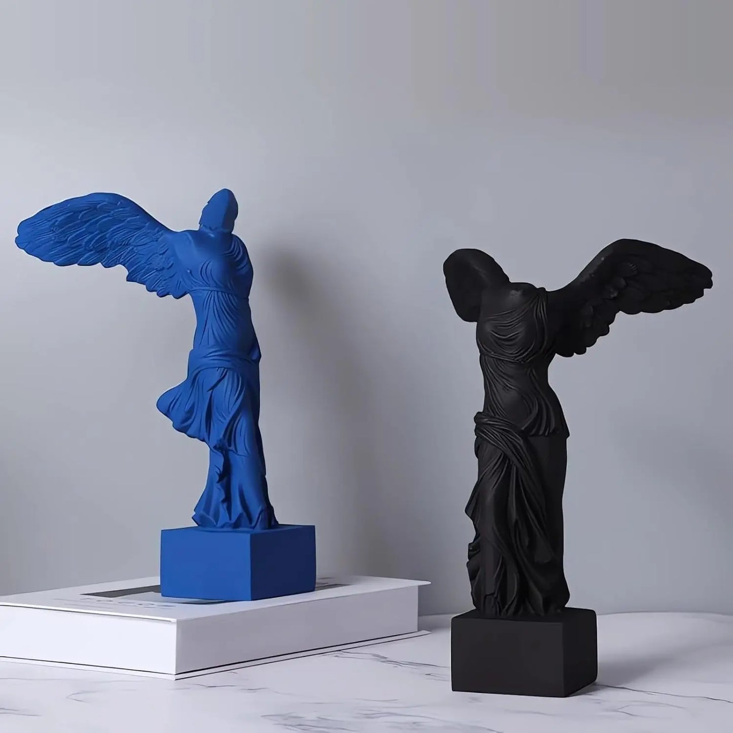 Estatua griega de resina, romana, del Louvre, Victoria Alada, figurita de diosa, escultura de ángel, decoración del hogar, sala de estar, adorno de oficina