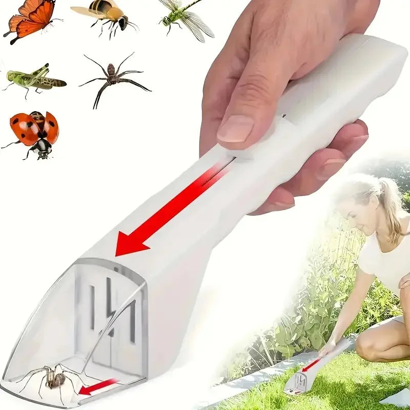 Reusable Handheld Bug Catcher | Humane Insect Trap for Bees, Spiders, and Crawlers