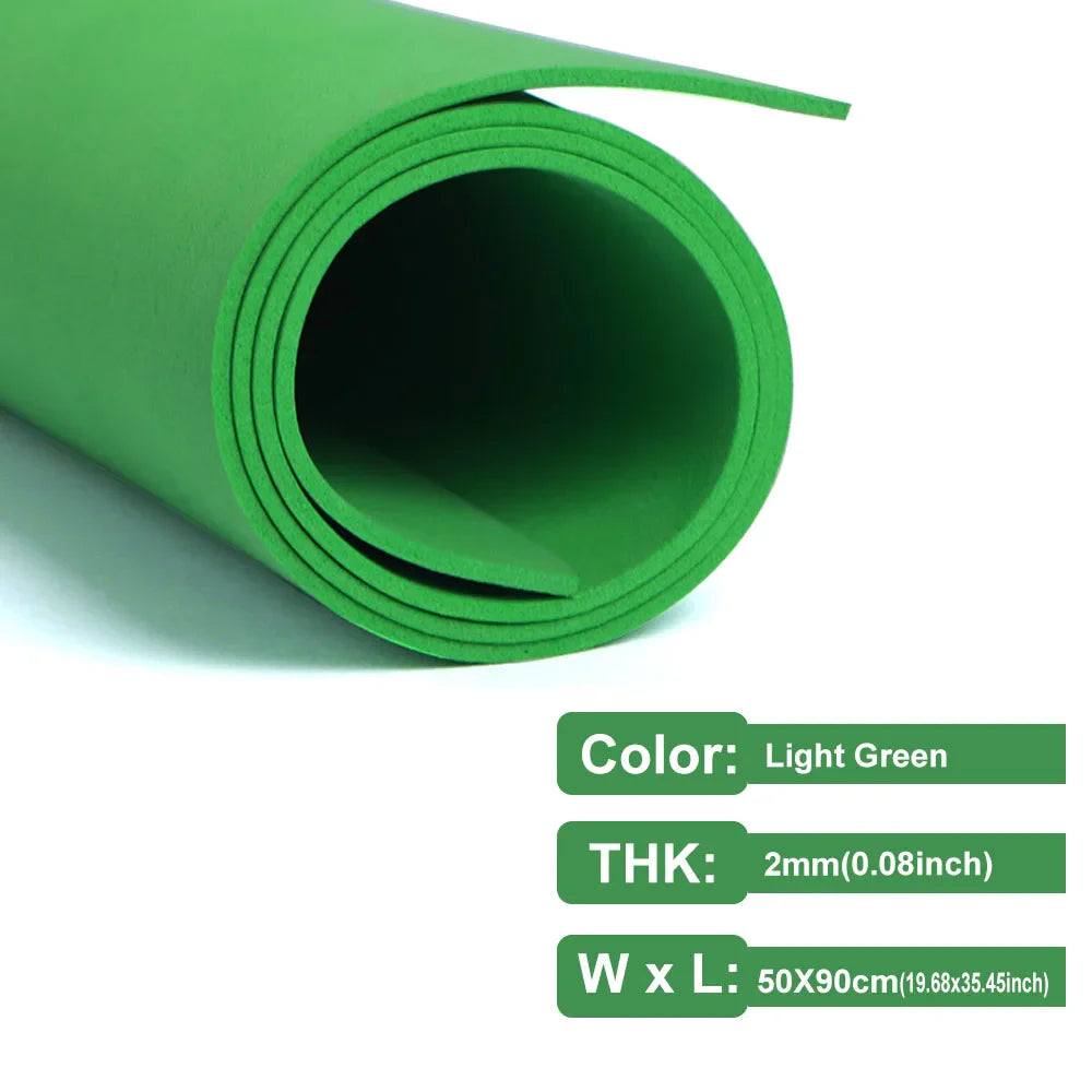 2mm Thick Multicolor EVA Foam Paper Sheet | 50x90cm DIY Craft Foam