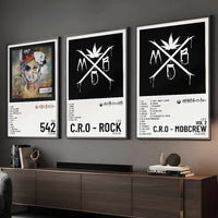 Singer C.R.O Poster HD Art Sticky Wall Waterproof Home Living Room Bar Decoration