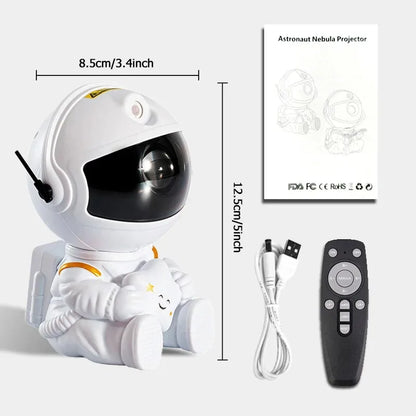 Projecteur d'étoiles Veilleuse galaxie Projecteur spatial astronaute Lampe LED de plafond nébuleuse étoilée pour Chambre Décoration Maison Cadeau Enfants