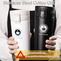 Mug isotherme 0,5L double paroi en acier inoxydable 304 Tasse à café Bouteille d'eau thermos sous vide Thé Café Anti-fuite Mug isotherme