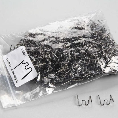 300Pcs Plastic Welder Hot Stapler Standard Pre-cut Corrugated Staples | Bumper Body Repair Welding Tools