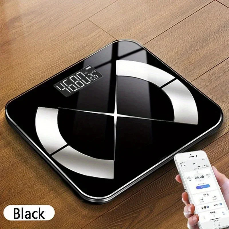 Smart Digital Scale – USB Rechargeable with LED Display and Bluetooth Connectivity