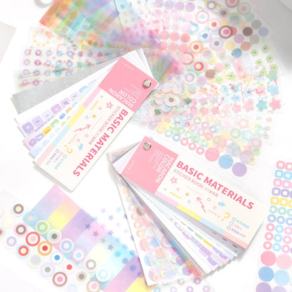 Colorful Dot Stickers for Journaling and Scrapbooking | 30pcs Paper Sticker Pack