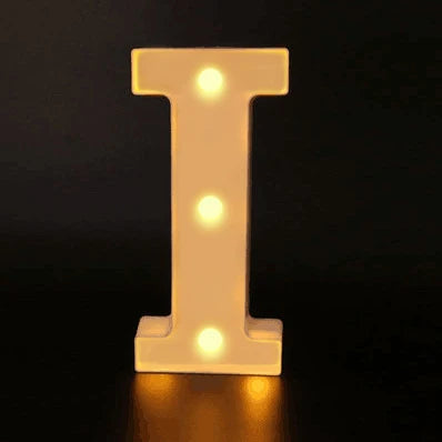 16cm Letter LED Night Light | Alphabet Luminous Decorative Lamp for Party