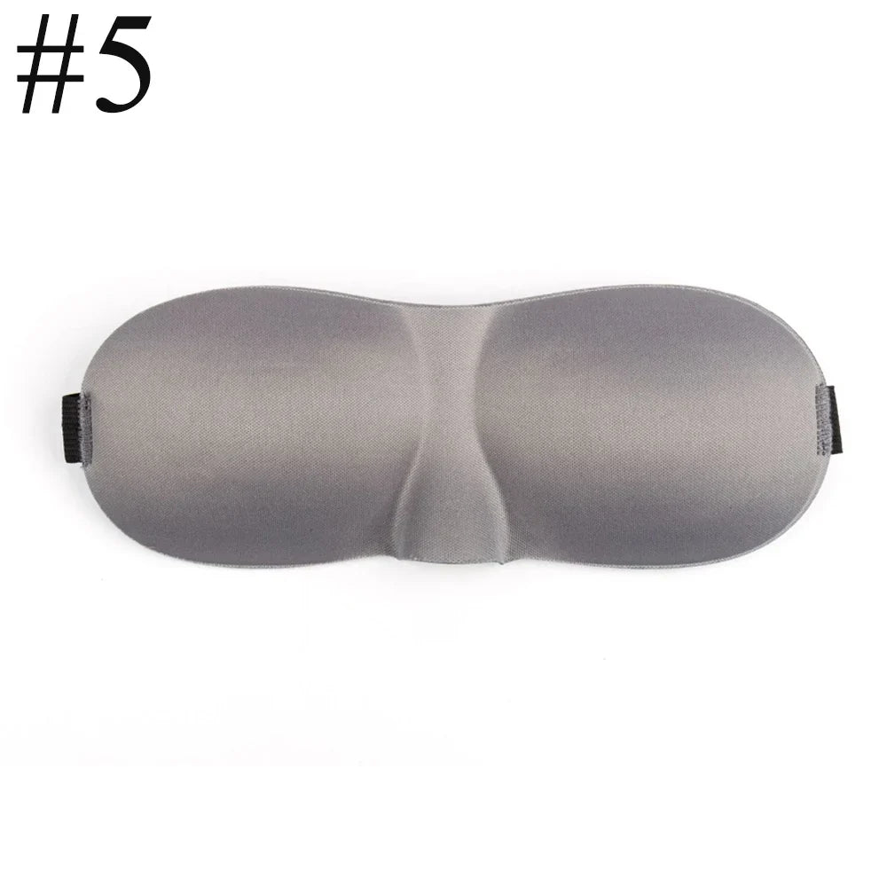 3D Contoured Sleep Eye Mask | Light Blocking Blindfold for Deep Sleep