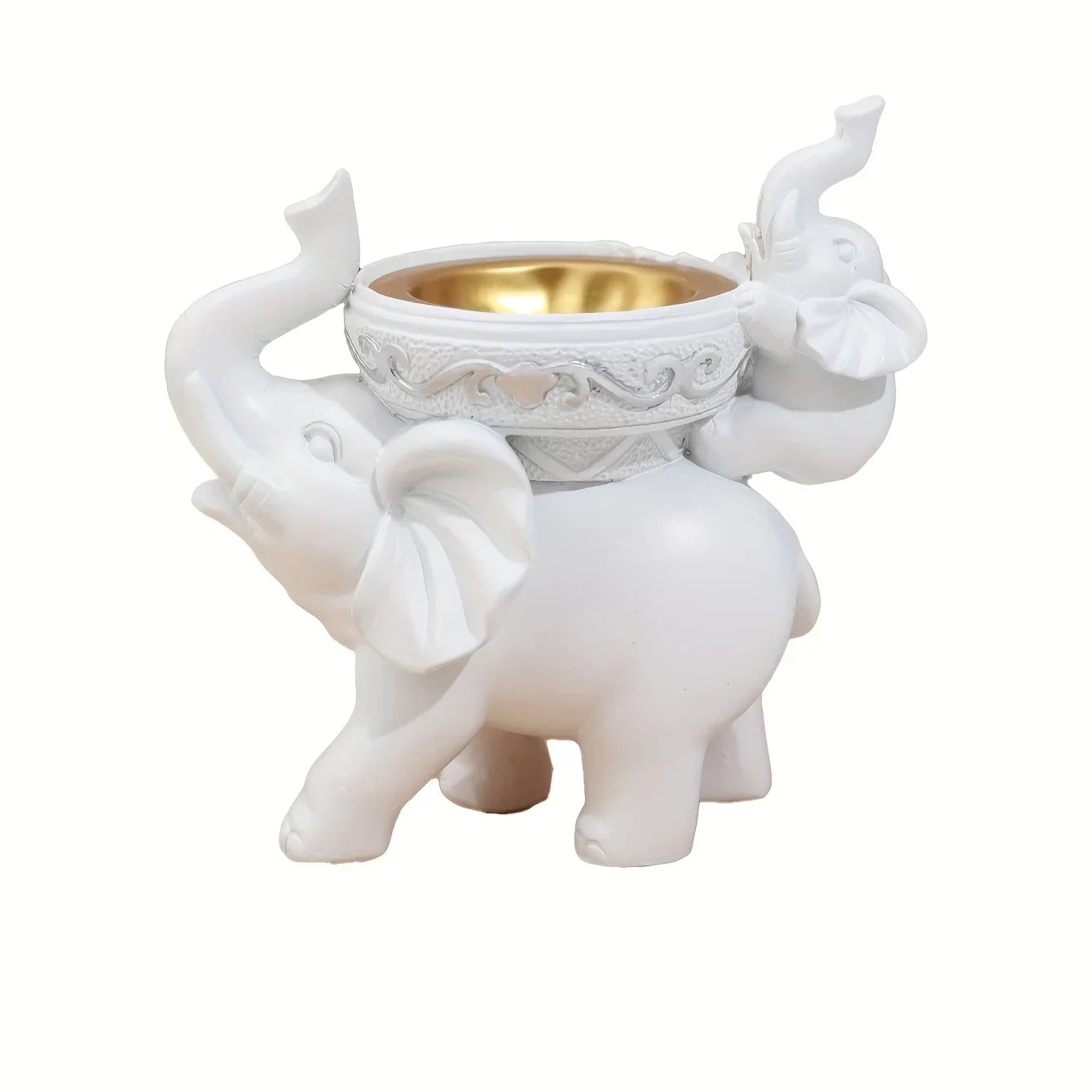 Figurine d'éléphant, plateau à bonbons amusant, vide-poche, table de décoration d'intérieur, figurine, articles divers, conteneurs, accessoires, boîte de rangement, bureau, b