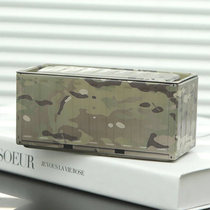 Mini caja de almacenamiento de hierro, caja de hierro de almacenamiento en miniatura, decoración creativa, caja pequeña para coleccionar, mini contenedor de escritorio, modelo, regalos de Navidad