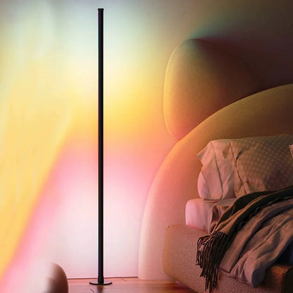 Smart RGB LED Floor Lamp App Control Music Sync Corner Light with Timer