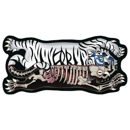 VIKAMA Tiger-Shaped Area Carpet - Non-Slip, Easy To Clean, Home Decoration, Kitchen And Bathroom Floor Mat, Entrance Door Mat