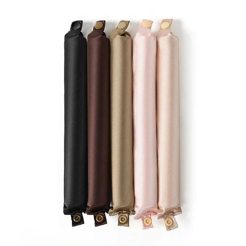 Bigoudis Sans Chaleur Bandeau Satiné Tige à Friser Sans Chaleur Boucles de Soie Bigoudis Paresseux Rouleaux à Cheveux Doux à Dormir Outils de Coiffage