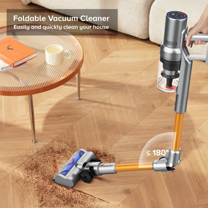 Aspirateur à main sans fil 27000Pa, capteur intelligent de vitesse automatique pour la maison