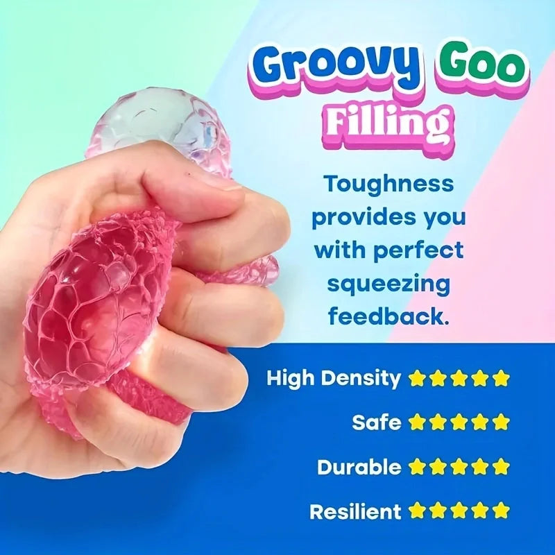 1Pc Multicolor Texture Ice Ball Squishy