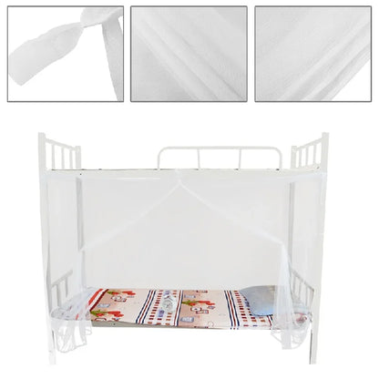 Queen Size Mosquito Net for Bed | 4 Corner Post Canopy Netting