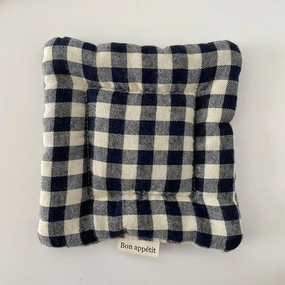 Coaster Fresh Pastoral Style Cotton Coaster Cloth Insulation Pad Table Mat Placemat Home Decoration Kitchen Accessories
