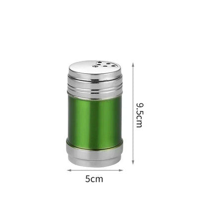 Pot à épices en acier inoxydable | Salière et poivrière rotatives pour barbecue et cuisine