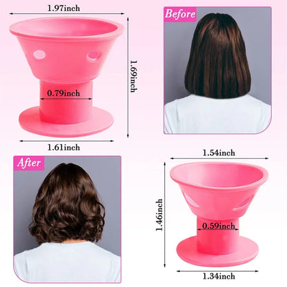 10pcs Heatless Hair Curlers Set | Soft Silicone No Heat Hair Rollers for Sleeping