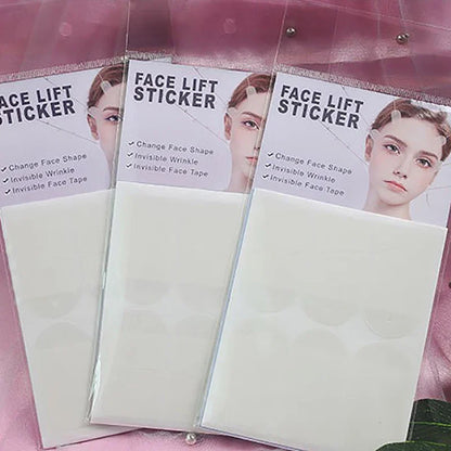 Invisible Thin Face Stickers V-Shape Lifting Tape | Instant Facial Lift for Jawline, Eyes, and Neck