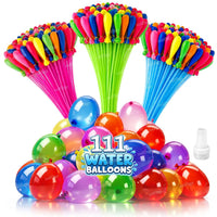 Automatic Fill Water Balloons 111Pcs | Rapid Self-Sealing Water Bombs for Outdoor Summer Fun