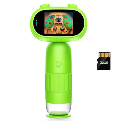 Microscopio digital para niños 1000X Microscopio de mano con luces LED USB
