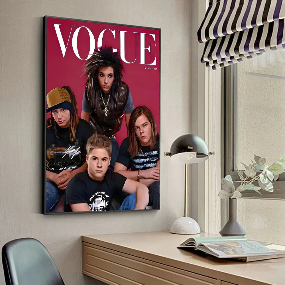 T-Tokio Hotel Poster Affiches HD Décoration Maison Chambre Bar Café Art Peinture Murale Photo