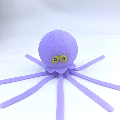 Octopus Water Absorbing Sponge Toy | Squeeze Stress Relief Bath Toy