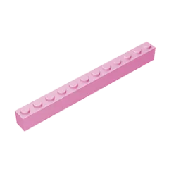Gobricks GDS-538 Brick 1 x 12 | Compatible Building Block Pieces for DIY Construction