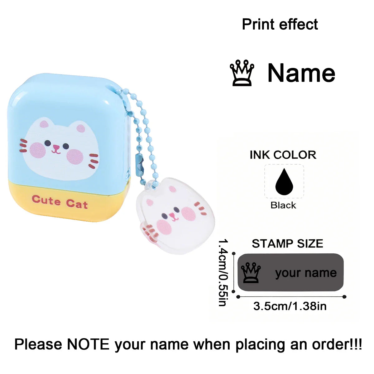 Custom Name Stamp for Clothes and School Uniforms | Personalized Belongings Marker